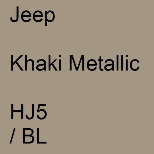 Jeep, Khaki Metallic, HJ5 / BL.